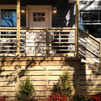 custom built deck